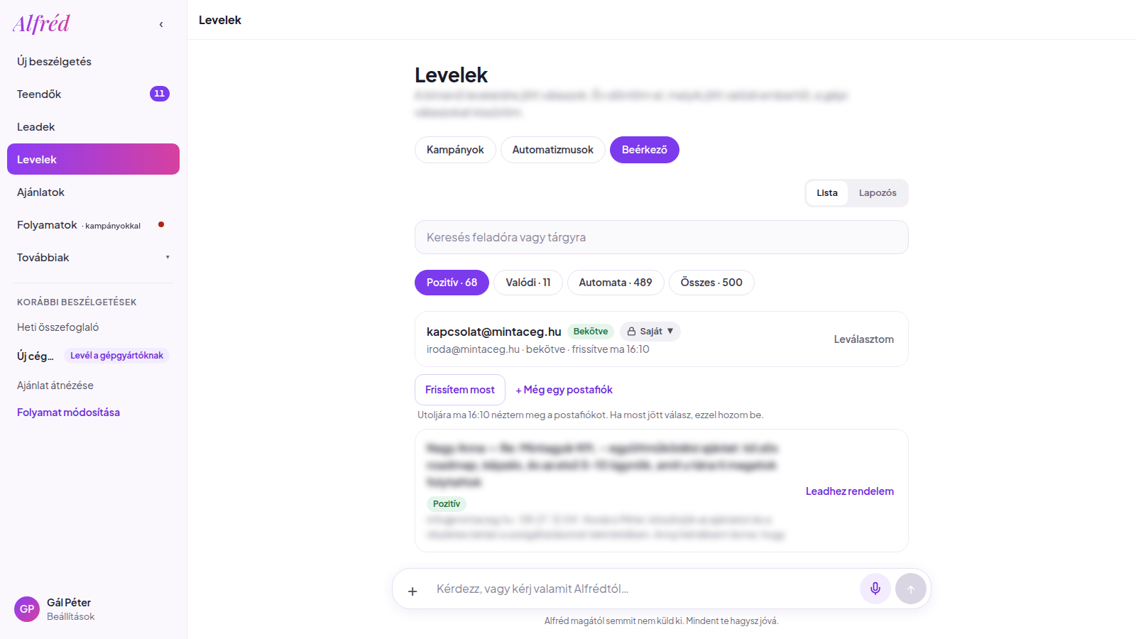 Beérkező levelek: Így néz ki