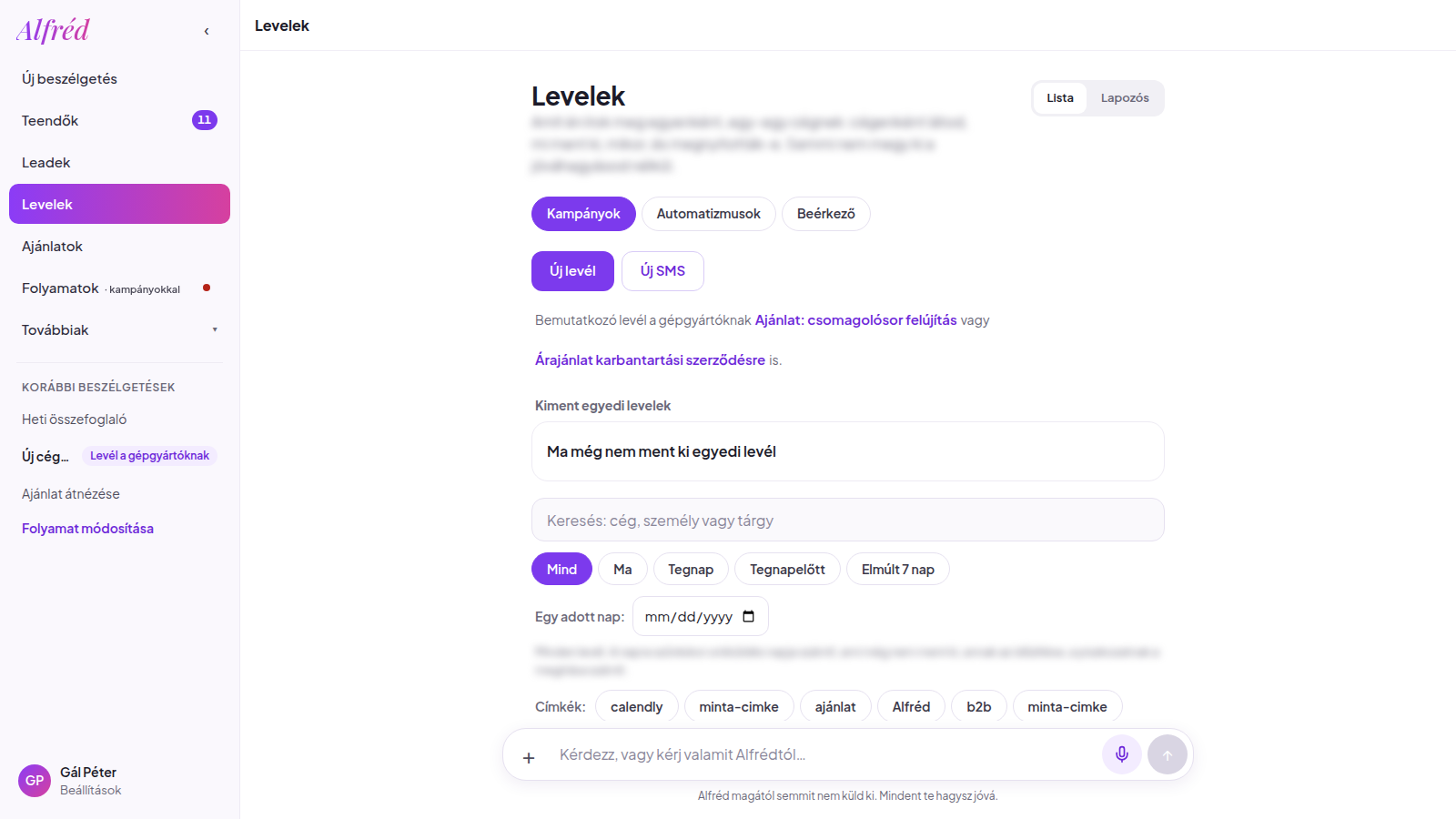 Levelek: Így néz ki